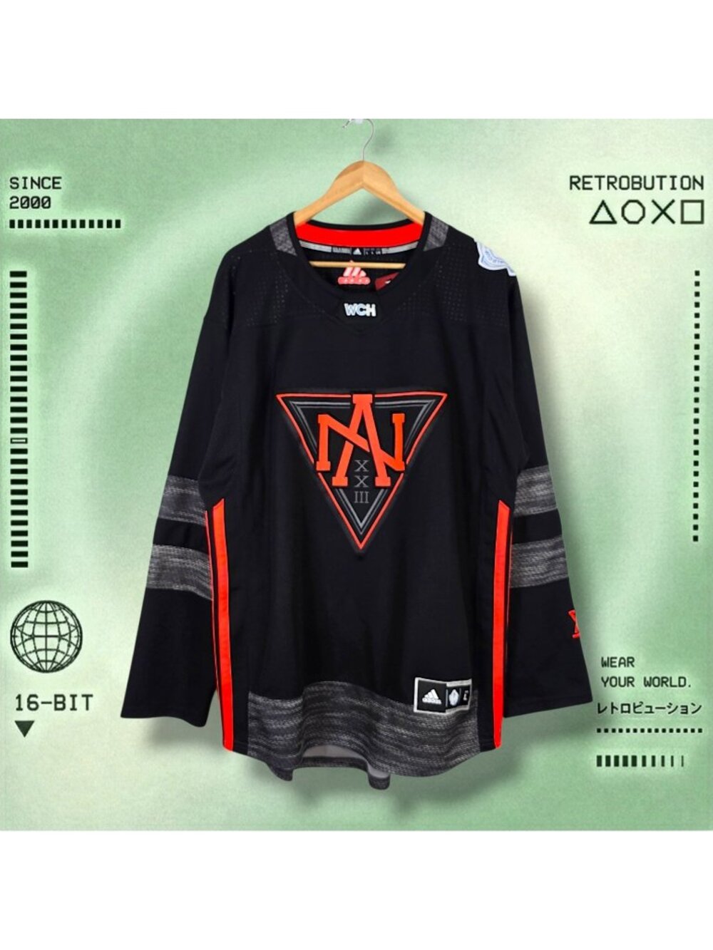 2016 Team North America World Cup Adidas Jersey Black Size L